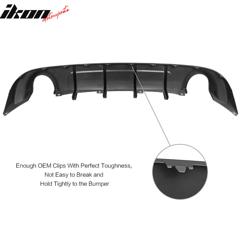 Rear Diffuser Splitter for 2015-2024 Dodge Charger Base SXT  PP