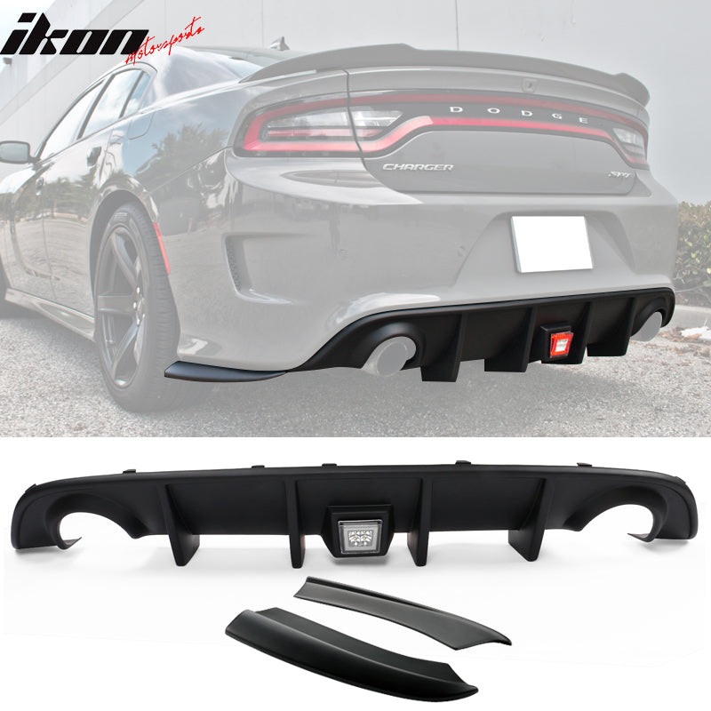 2015-2023 Charger SRT Rear Diffuser PP 3RD LED Brake Lamp