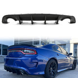 2015-2023 Dodge Charger SRT Rear Diffuser OEM Style Matte Black PP