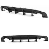 2015-2023 Dodge Charger SRT Rear Diffuser OEM Style Matte Black PP