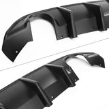 2015-2023 Dodge Charger SRT Rear Diffuser OEM Style Matte Black PP