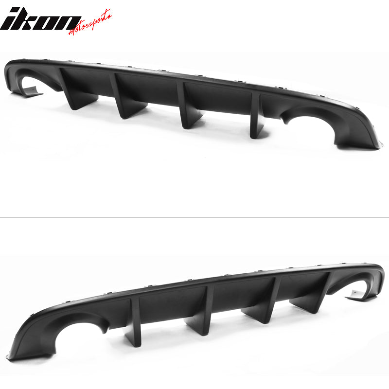 2015-2023 Dodge Charger Black Rear Bumper Conversion Diffuser Lip PP