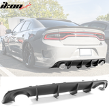 2015-2023 Dodge Charger Black Rear Bumper Conversion Diffuser Lip PP