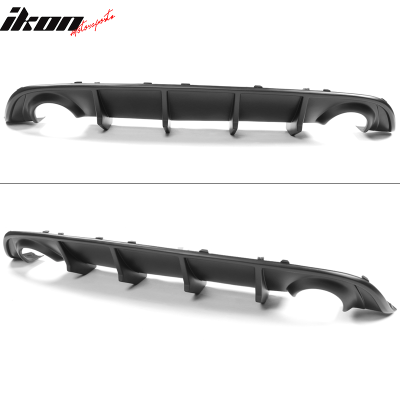 2015-2023 Dodge Charger Black Rear Bumper Conversion Diffuser Lip PP