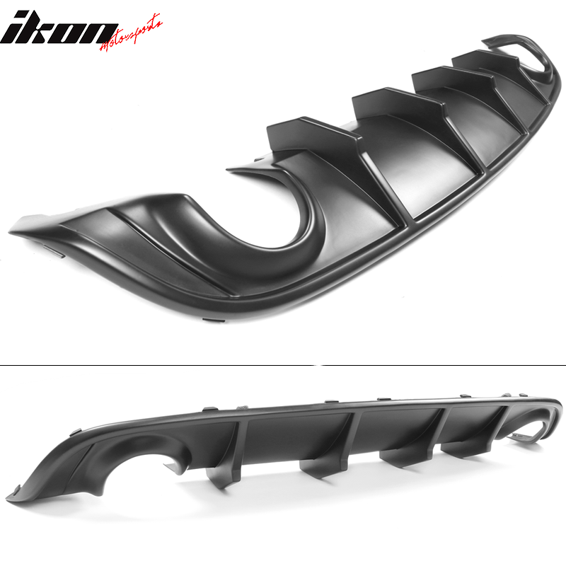2015-2023 Dodge Charger Black Rear Bumper Conversion Diffuser Lip PP
