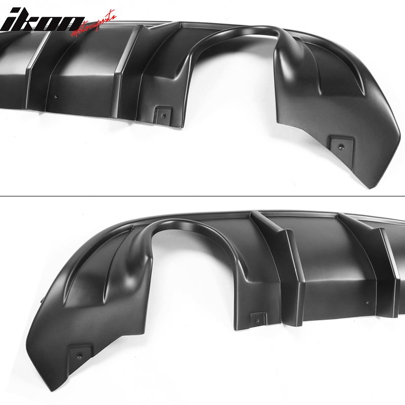 2015-2023 Dodge Charger Black Rear Bumper Conversion Diffuser Lip PP