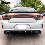 Rear Bumper Diffuser for 2020-2024 Dodge Charger Widebody IKON Style P