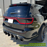 2011-2024 Dodge Durango Rear Bumper Lip Diffuser V1 Matte Black Apron