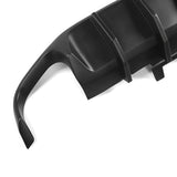 2013-2014 Ford Mustang Shelby Unpainted Black Rear Bumper Diffuser PP