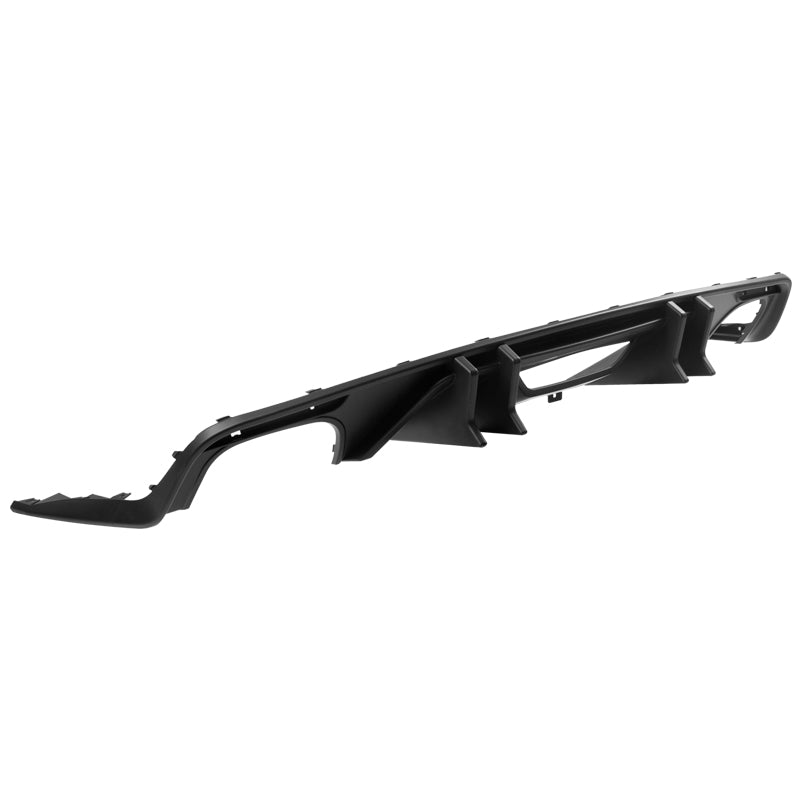 2015-2017 Ford Mustang Competition Rear Diffuser Bumper Matte Black PP