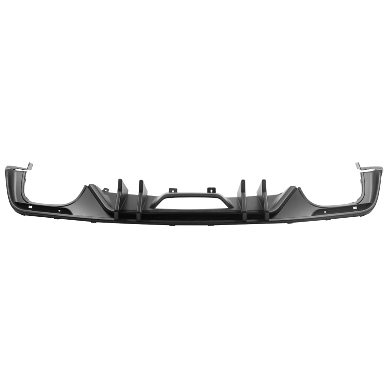 2015-2017 Ford Mustang Competition Rear Diffuser Bumper Matte Black PP
