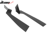 2018-2021 Ford Mustang EcoBoost Gloss Black Rear Bumper Diffuser ABS