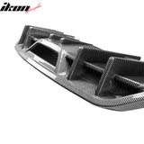 2018-2023 Ford Mustang Ecoboost & Ecoboost Premium Rear Bumper Lip Diffuser Lower Valance Exterior Auto Parts IKON Style Carbon Fiber Print PP