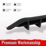 2018-2023 Ford Mustang Ecoboost & Ecoboost Premium Rear Bumper Lip Diffuser Lower Valance Exterior Auto Parts IKON Style Gloss Black PP Polypropylene