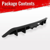 2018-2023 Ford Mustang Ecoboost & Ecoboost Premium Rear Bumper Lip Diffuser Lower Valance Exterior Auto Parts IKON Style Gloss Black PP Polypropylene