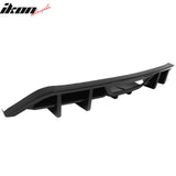 2018-2023 Ford Mustang Ecoboost & Ecoboost Premium Rear Bumper Lip Diffuser Lower Valance Exterior Auto Parts IKON Style Gloss Black PP Polypropylene