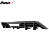 2018-2023 Ford Mustang Ecoboost & Ecoboost Premium Rear Bumper Lip Diffuser Lower Valance Exterior Auto Parts IKON Style Gloss Black PP Polypropylene