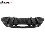 2018-2023 Ford Mustang Ecoboost & Ecoboost Premium Rear Bumper Lip Diffuser Lower Valance Exterior Auto Parts IKON Style Gloss Black PP Polypropylene