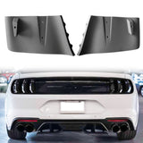 2018-2024 Ford Mustang GT Unpainted Black Rear Bumper Diffuser