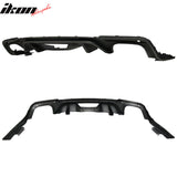 2018-2024 Ford Mustang S550 2DR GT Style Matte Black Rear Diffuser PP