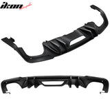 2018-2024 Ford Mustang S550 2DR Matte Black Rear Bumper Diffuser PP
