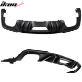 2018-2024 Ford Mustang S550 2DR Matte Black Rear Bumper Diffuser PP