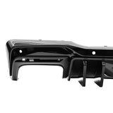 2024-2025 Ford Mustang Competition Style Gloss Black Rear Diffuser PP