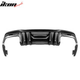 2024-2025 Ford Mustang Competition Style Gloss Black Rear Diffuser PP