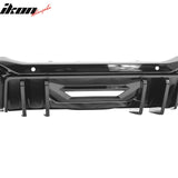 2024-2025 Ford Mustang Competition Style Gloss Black Rear Diffuser PP