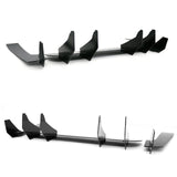 2024-2026 Ford Mustang EcoBoost GT Gloss Black Rear BumperDiffuser PP