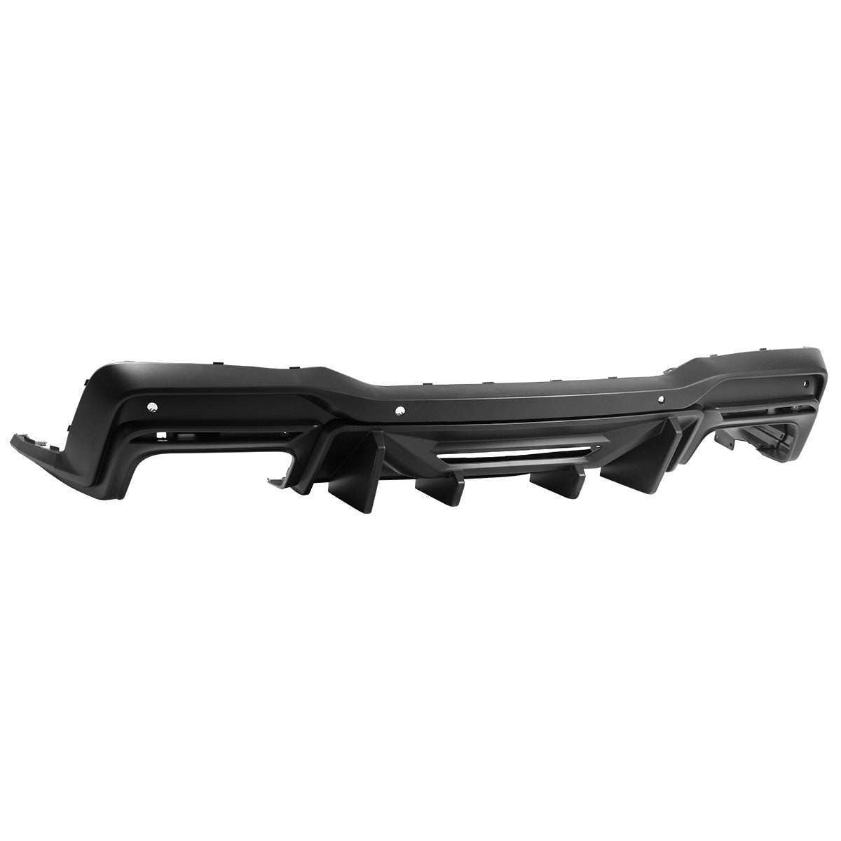 2024-2026 Ford Mustang Rock Style Matte Black Rear Diffuser Lip PP