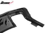 2024-2026 Ford Mustang V6 (EcoBoost)/GT/Dark Horse Rear Bumper Lip Diffuser Lower Valance Exterior Auto Parts Shelby Super Snake Style PP Gloss Black