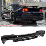 2024-2026 Ford Mustang Dark Horse OE Gloss Black Rear Bumper Diffuser
