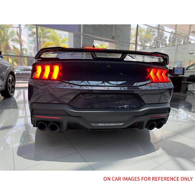 2024-2026 Ford Mustang Dark Horse OE Gloss Black Rear Bumper Diffuser