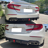 2018-2022 Honda Accord Sport LED Rear Lip Diffuser Carbon Fiber Print