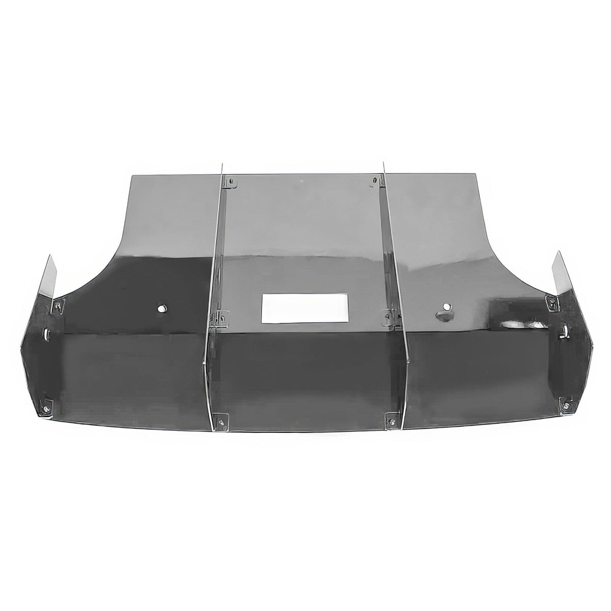 Rear Bumper Diffuser Lip for Honda Civic 2016-2020 Black Textured Aluminum