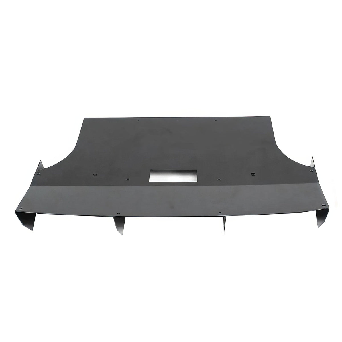 Rear Bumper Diffuser Lip for Honda Civic 2016-2020 Black Textured Aluminum