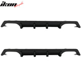 2016-2020 Honda Civic Sedan Unpainted Black Rear Bumper Diffuser PP