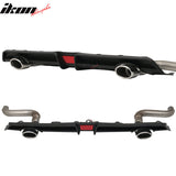 2016-2021 Honda Civic Rear Bumper Diffuser w/ 4in Exhaust Tips