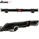 2016-2021 Honda Civic Rear Bumper Diffuser w/ 4in Exhaust Tips