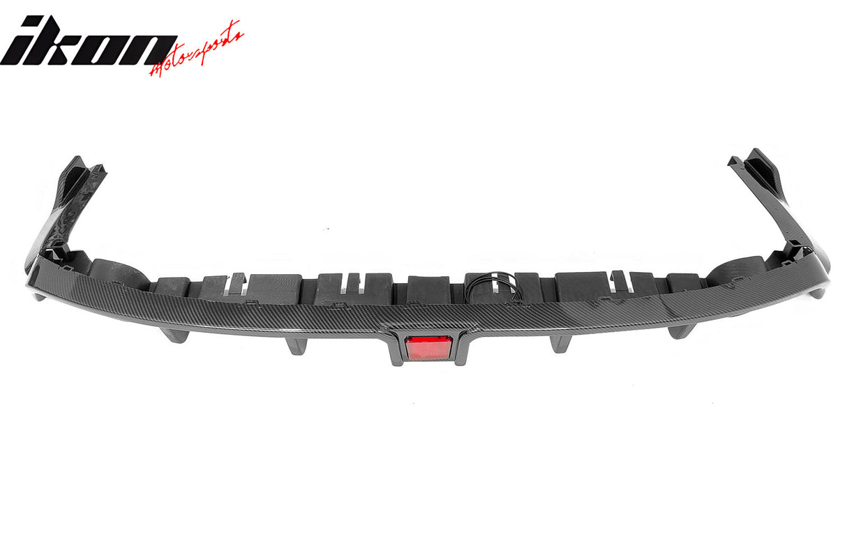 2022-2024 Civic EX/Touring/Si Sedan Gloss Rear Diffuser W/LED+Dual Tip