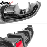 2022-2024 Civic EX/Touring/Si Sedan Gloss Rear Diffuser W/LED+Dual Tip