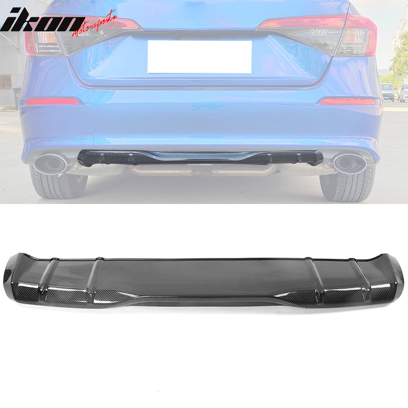 2022-2024 Honda Civic 4Dr MD Rear Bumper Diffuser PP