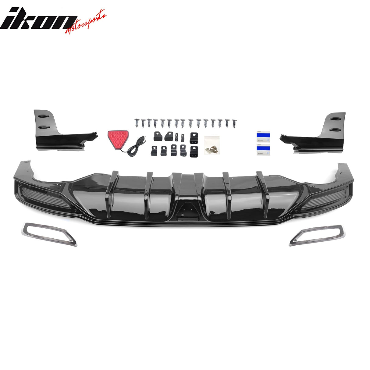 2022-2024 Honda Civic Rear Diffuser Lip W/ Corner Spats PP