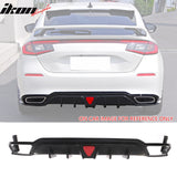 2022-2024 Honda Civic Rear Diffuser Lip Aprons PP