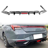 2021-2024 Hyundai Elantra 4DR Rear Bumper Diffuser PP