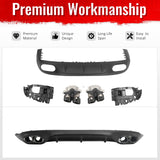 2017-2023 Benz E-Class C238 Coupe E53 Style Gloss Black Rear Diffuser PP + Exhaust Tips
