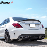 2015-2018 Benz C-Class C63 AMG PSM Matte Black Rear Bumper Diffuser