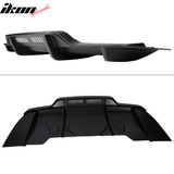 2015-2018 Benz C-Class C63 AMG PSM Matte Black Rear Bumper Diffuser