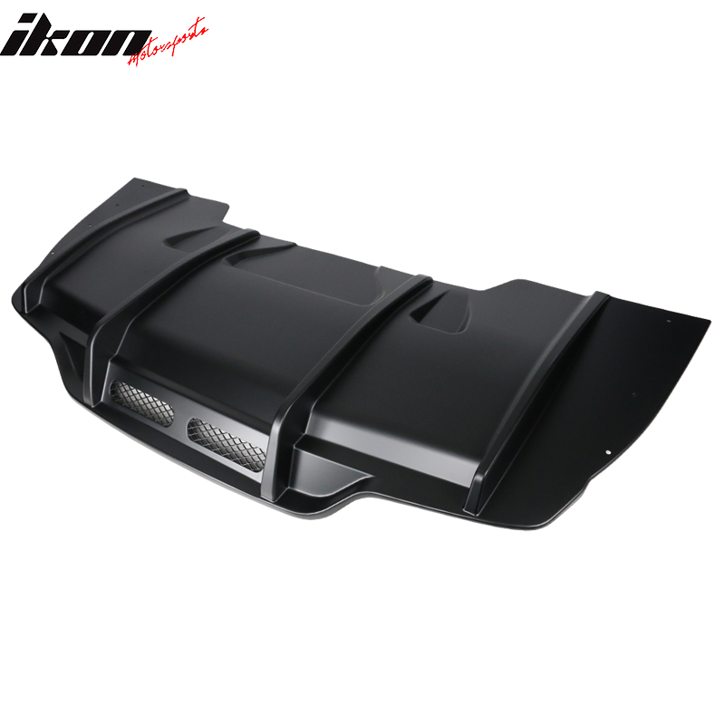 2015-2018 Benz C-Class C63 AMG PSM Matte Black Rear Bumper Diffuser